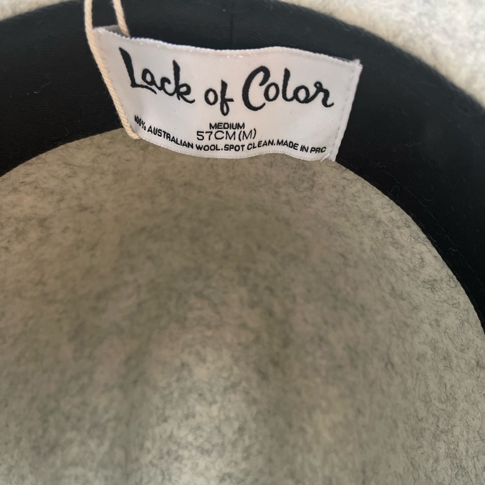 Lack of Color Fedora in style “The Mack”. Various Sizes. Neutral color - Picture 10 of 14